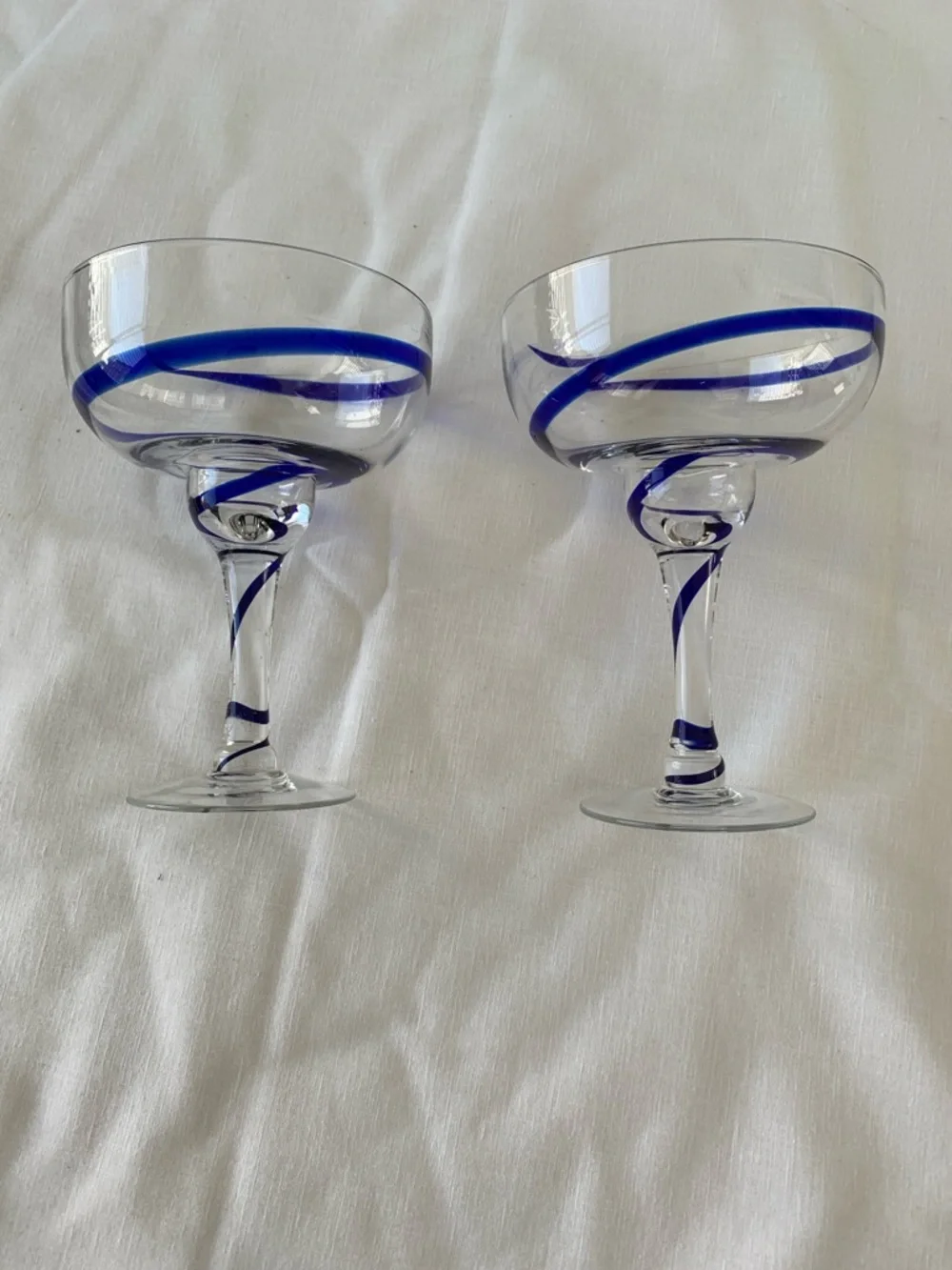 Pier 1 - Set Large Margarita Glasses - Oversized